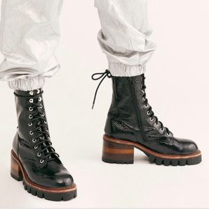 Jeffrey Campbell Evelyn Lace Up Boots